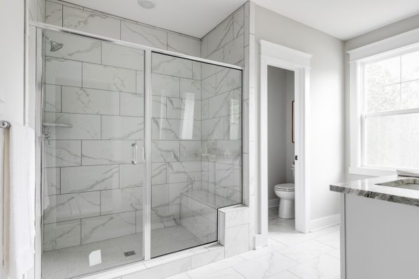 Shower in beautiful home by Richmond Hill Design-Build