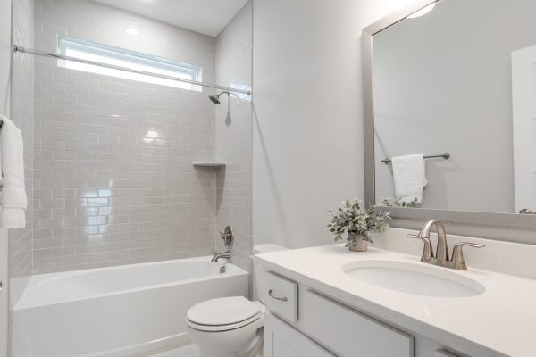 Beautiful bathroom in renovated home by Richmond Hill Design-Build