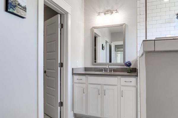 Beautiful bathroom in renovated home by Richmond Hill Design-Build