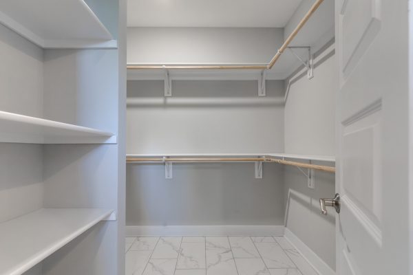 Large, walk in closet in home built by Richmond Hill Design-Build