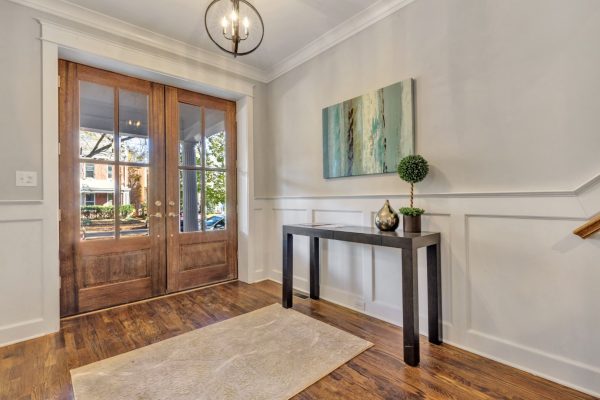 Entryway of home in Richmond VA by Richmond Hill Design-Build