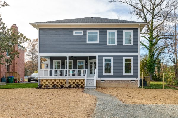 Rear of home built by Richmond Hill Design-Build