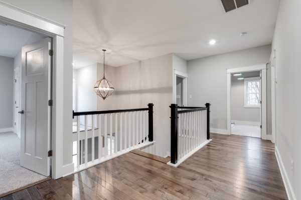 Upstairs foyer in new home built by Richmond Hill Design-Build