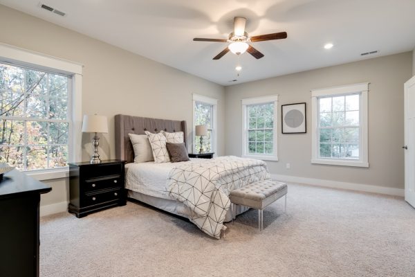 Owner's bedroom in home built by Richmond Hill Design-Build