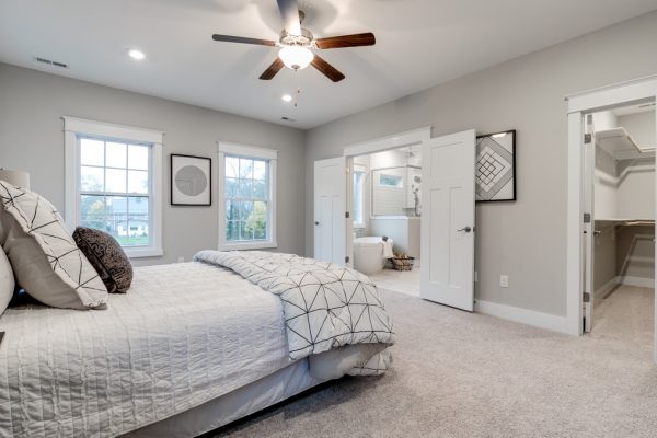 Owner's bedroom in home built by Richmond Hill Design-Build