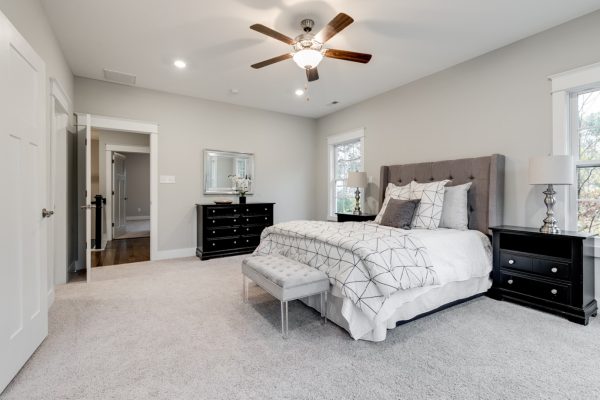 Owner's bedroom in home built by Richmond Hill Design-Build