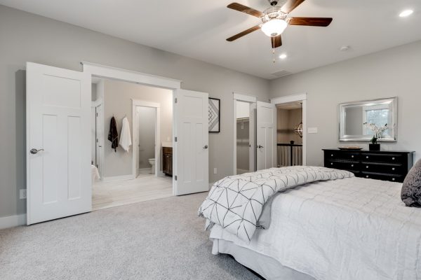 Owner's bedroom in home built by Richmond Hill Design-Build