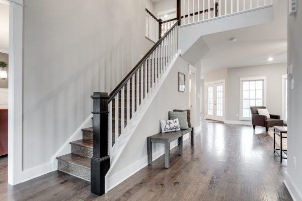 Entryway in new home built by Richmond Hill Design-Build