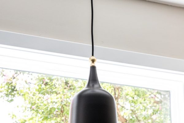 Pendant light in new contemporary home by Richmond Hill Design-Build