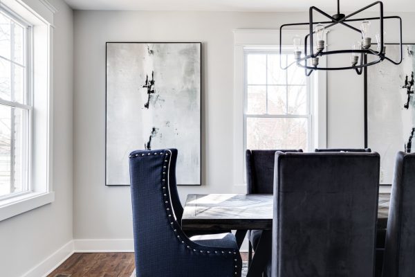 Dining area in renovated home by Richmond Hill Design-Build