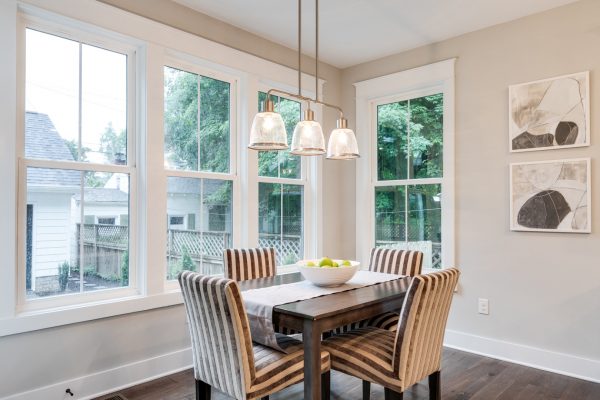 Breakfast area in beautiful home by Richmond Hill Design-Build