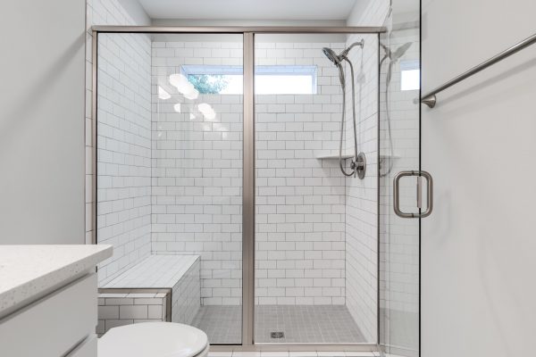 Guest shower in renovated home by Richmond Hill Design-Build