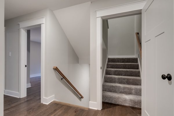 Upstairs hallway in new home by Richmond Hill Design-Build