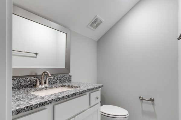 Guest bathroom in renovated home by Richmond Hill Design-Build