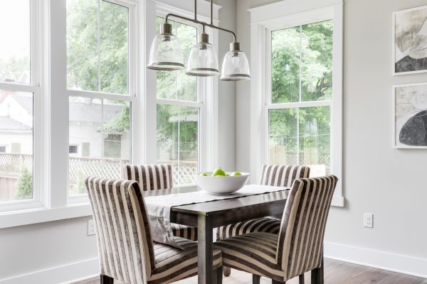 Breakfast area in home built by Richmond Hill Design-Build