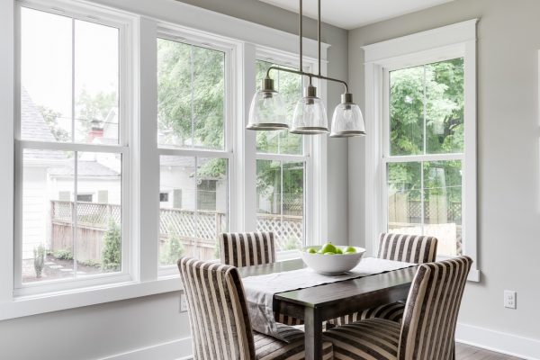 Breakfast area in home built by Richmond Hill Design-Build