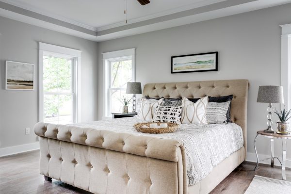 Owner's bedroom in home built by Richmond Hill Design-Build