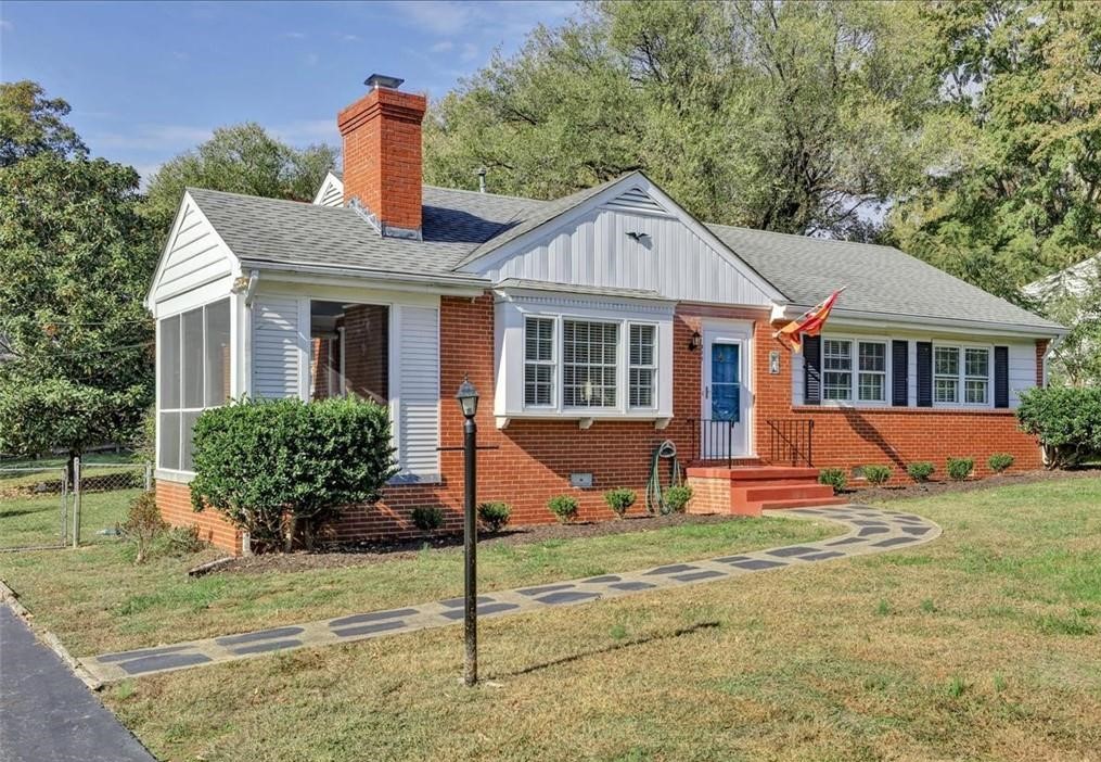 One-story brick home for sale