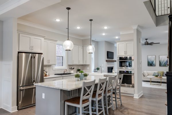 Kitchen in townhouse by Richmond Hill Design-Build