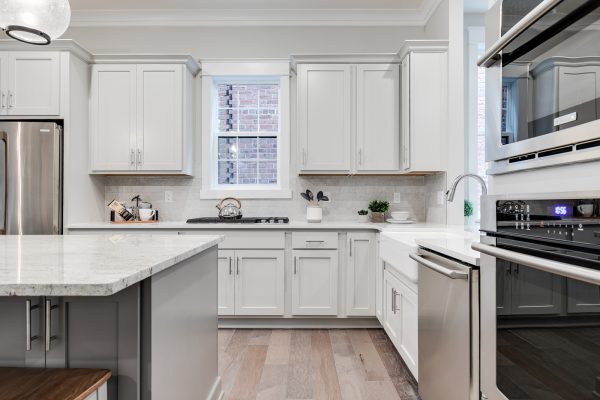 Kitchen in townhouse by Richmond Hill Design-Build