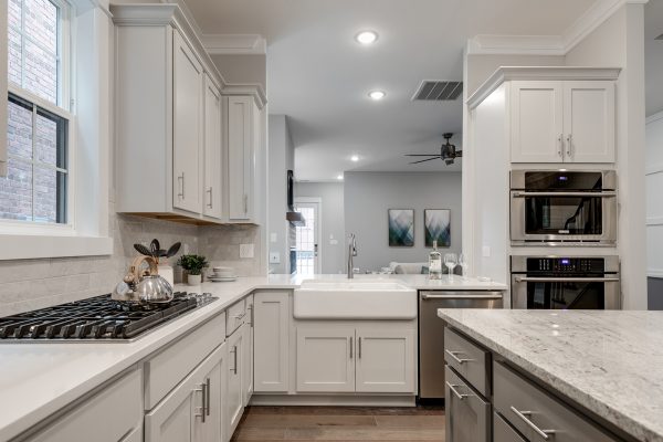 Kitchen in townhouse by Richmond Hill Design-Build