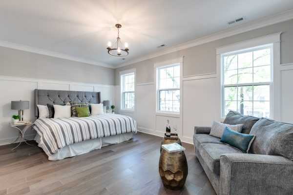 Owner's bedroom in townhouse by Richmond Hill Design-Build