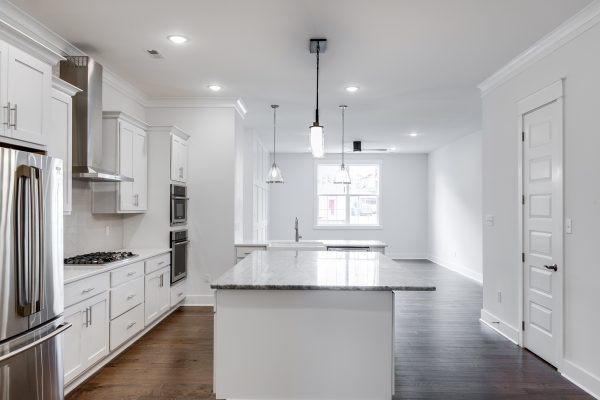 Kitchen in townhouse by Richmond Hill Design-Build