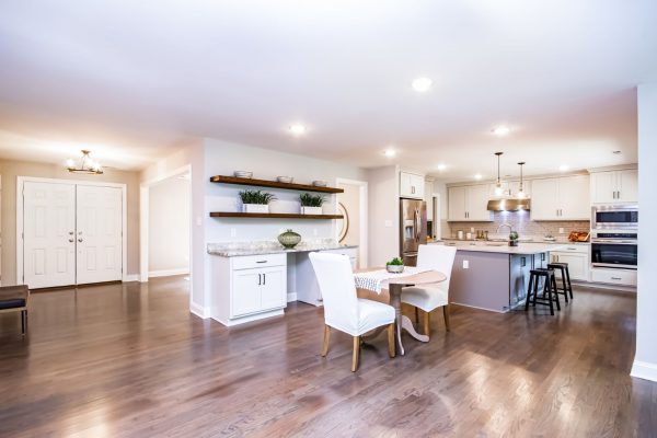 Gorgeous, open floor plan of renovated ranch home on Lake Cherokee by Richmond Hill Design-Build