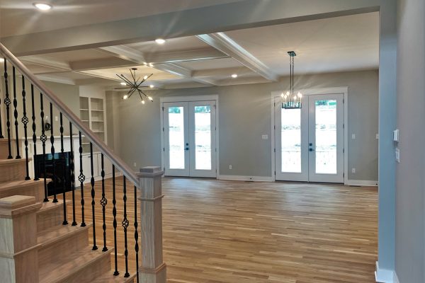 Great room in home built by Richmond Hill Design-Build