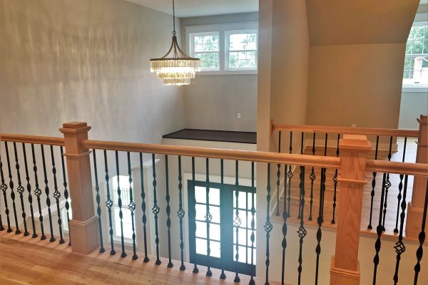 Upstairs foyer in new home built by Richmond Hill Design-Build