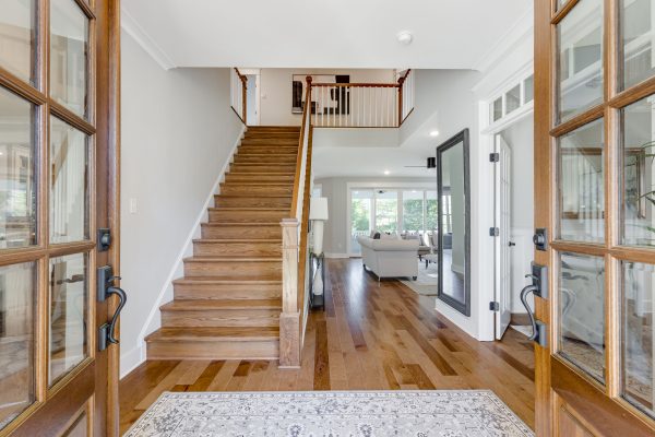 Foyer of new home built by Richmond Hill Design-Build