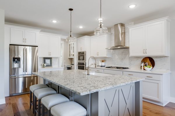 Gorgeous kitchen of new home built by Richmond Hill Design-Build