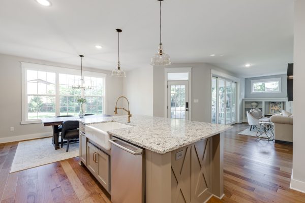 Beautiful kitchen of new home built by Richmond Hill Design-Build