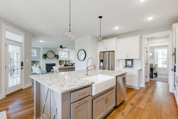 Gorgeous kitchen of new home built by Richmond Hill Design-Build