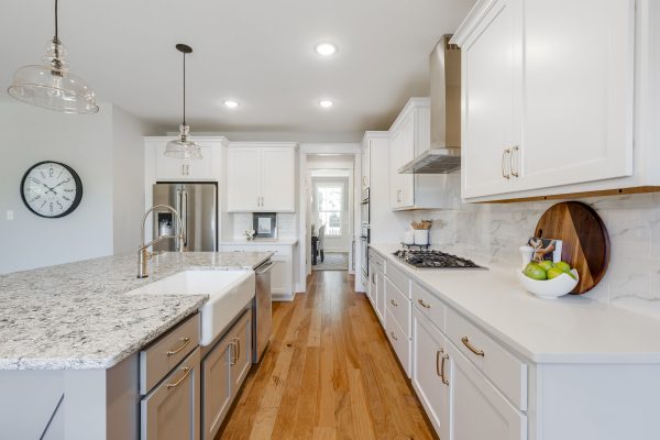 Beautiful kitchen of new home built by Richmond Hill Design-Build