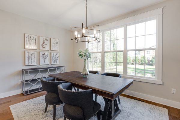 Breakfast area next to kitchen in new home built by Richmond Hill Design-Build