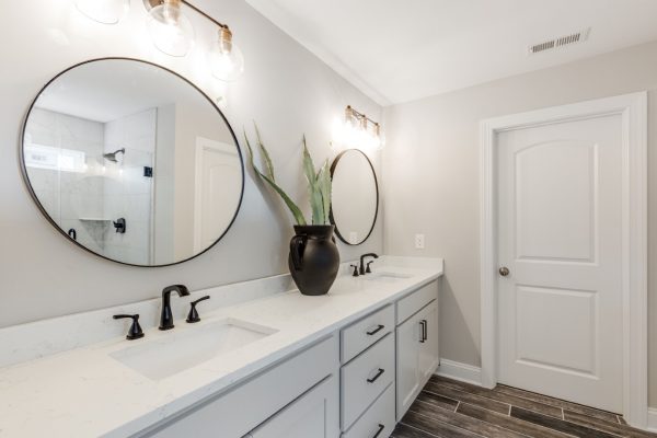 Owner's bathroom in renovated home by Richmond Hill Design-Build