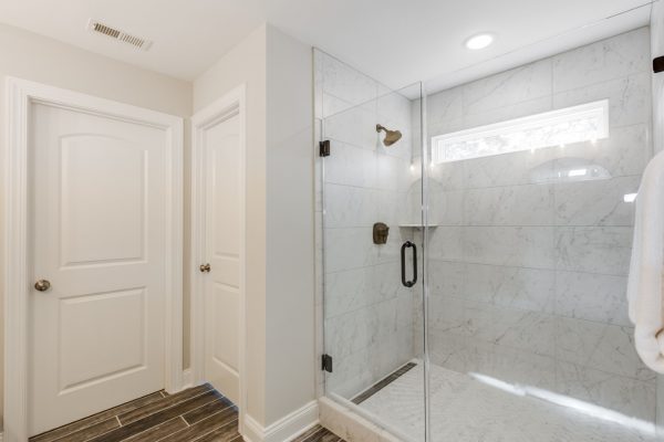 Owner's shower in renovated home by Richmond Hill Design-Build