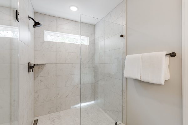 Owner's shower in renovated home by Richmond Hill Design-Build