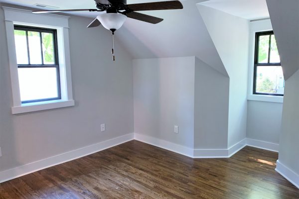 Guest bedroom in renovation by Richmond Hill Design-Build