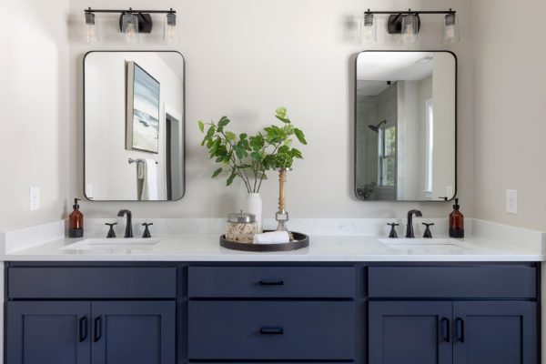 Primary bathroom of beautiful remodeled home by Richmond Hill Design-Build