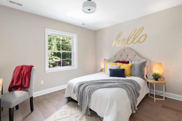 Secondary bedroom of beautiful remodeled home by Richmond Hill Design-Build