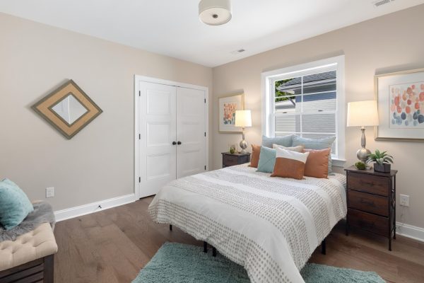 Secondary bedroom of beautiful remodeled home by Richmond Hill Design-Build