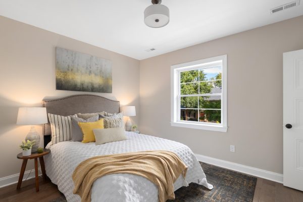 Secondary bedroom of beautiful remodeled home by Richmond Hill Design-Build