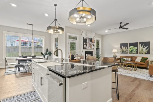 Beautiful kitchen in new home by Richmond Hill Design-Build