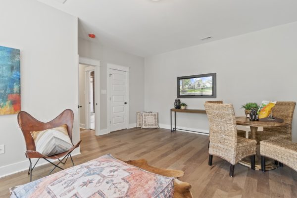 Secondary bedroom in new home by Richmond Hill Design-Build