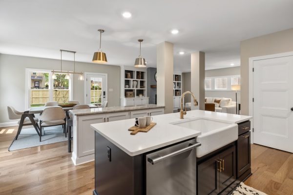 Kitchen of remodeled home by Richmond Hill Design-Build