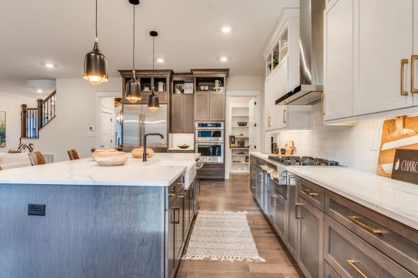 Kitchen of new home built by Richmond Hill Design-Build