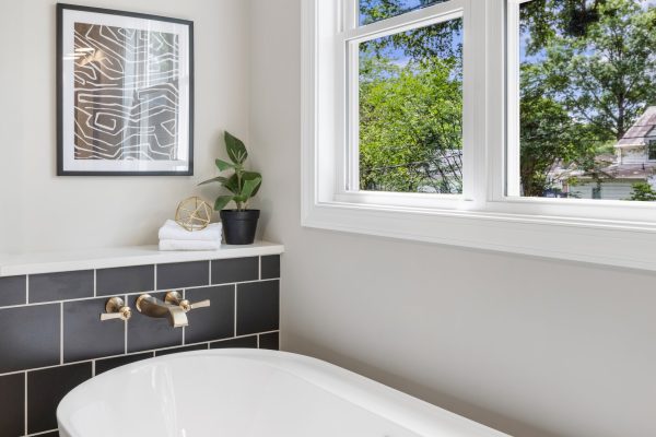Primary bathroom of remodeled home by Richmond Hill Design-Build