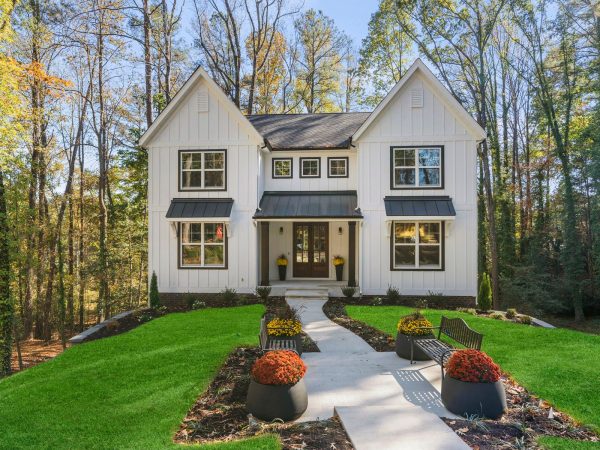 Front elevation of new home to be built by Richmond Hill Design-Build